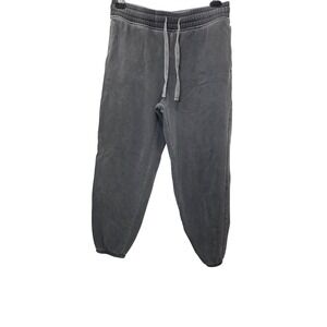 Old Navy Men Gray Garment Grunge Jogger Pants Medium Elastic Waistband & Cuffs